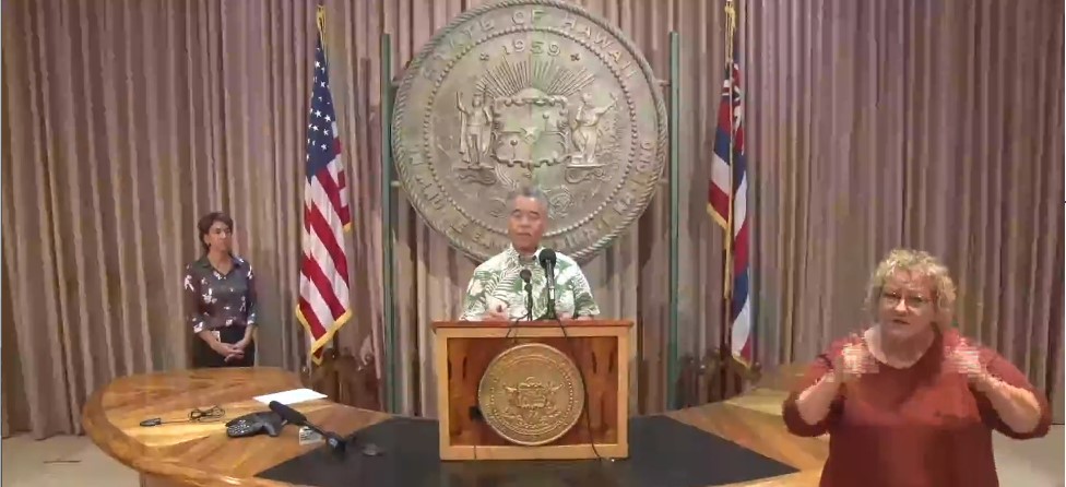 COVID-19: Gov. Ige Issues Stay-At-Home Proclamation
