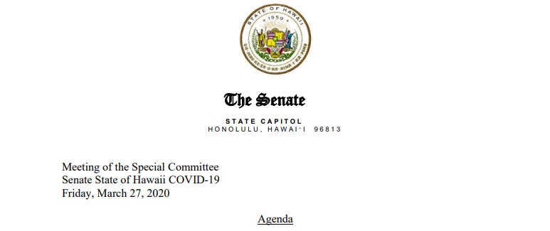 Senate Committee On COVID-19